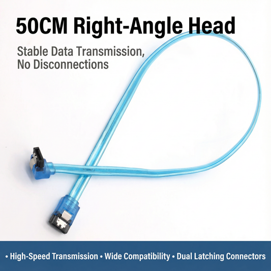 ForgeLab SATA III 6Gbps Data Cable – SSD, HDD, Optical Drive