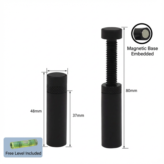 ForgeLab Adjustable GPU Support Bracket – Tool-Free, Aluminum Alloy, Vertical GPU Holder